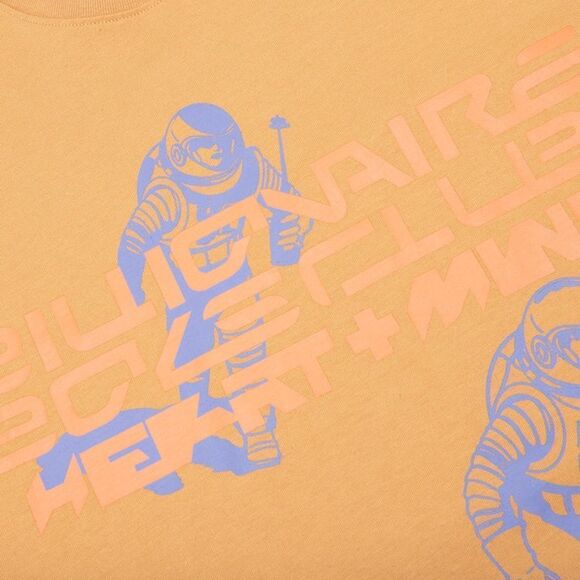 Billionaire Boys Club Tan Short Sleeve Tee BB HUMAN SS TEE in CINNAMON - Picture 5 of 9